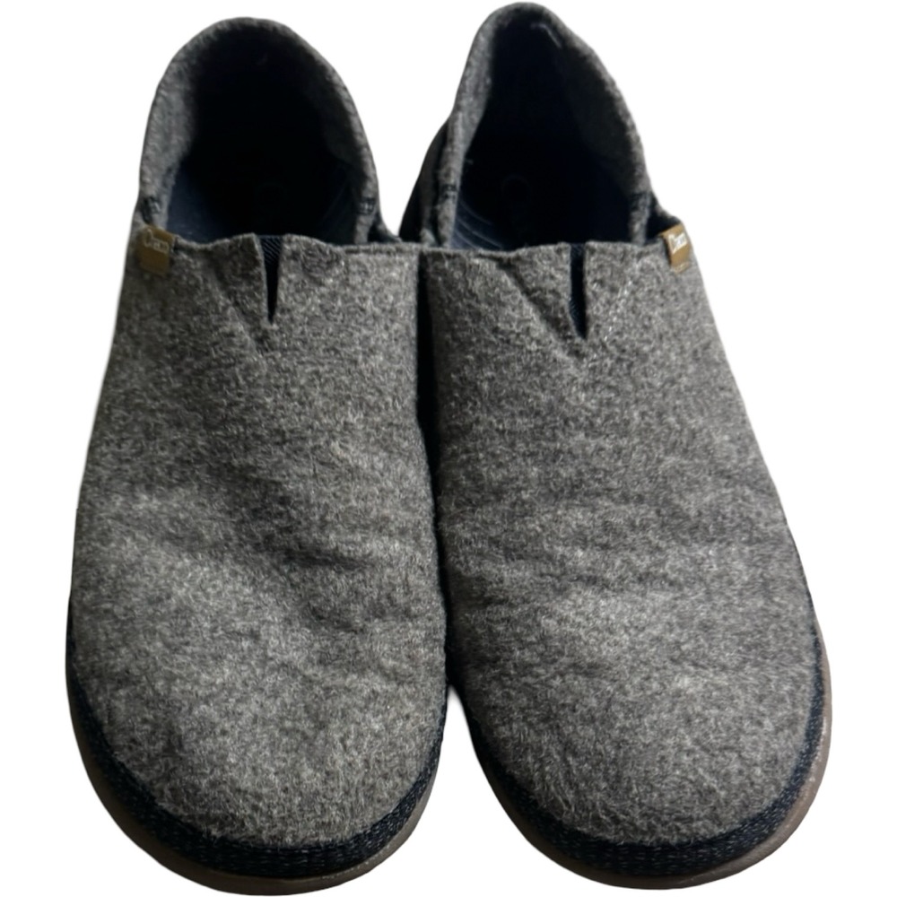 Chaco Revel Slip On Loafers Womens 9 Gray Tan Wool Felt Luvseat JCH108904
